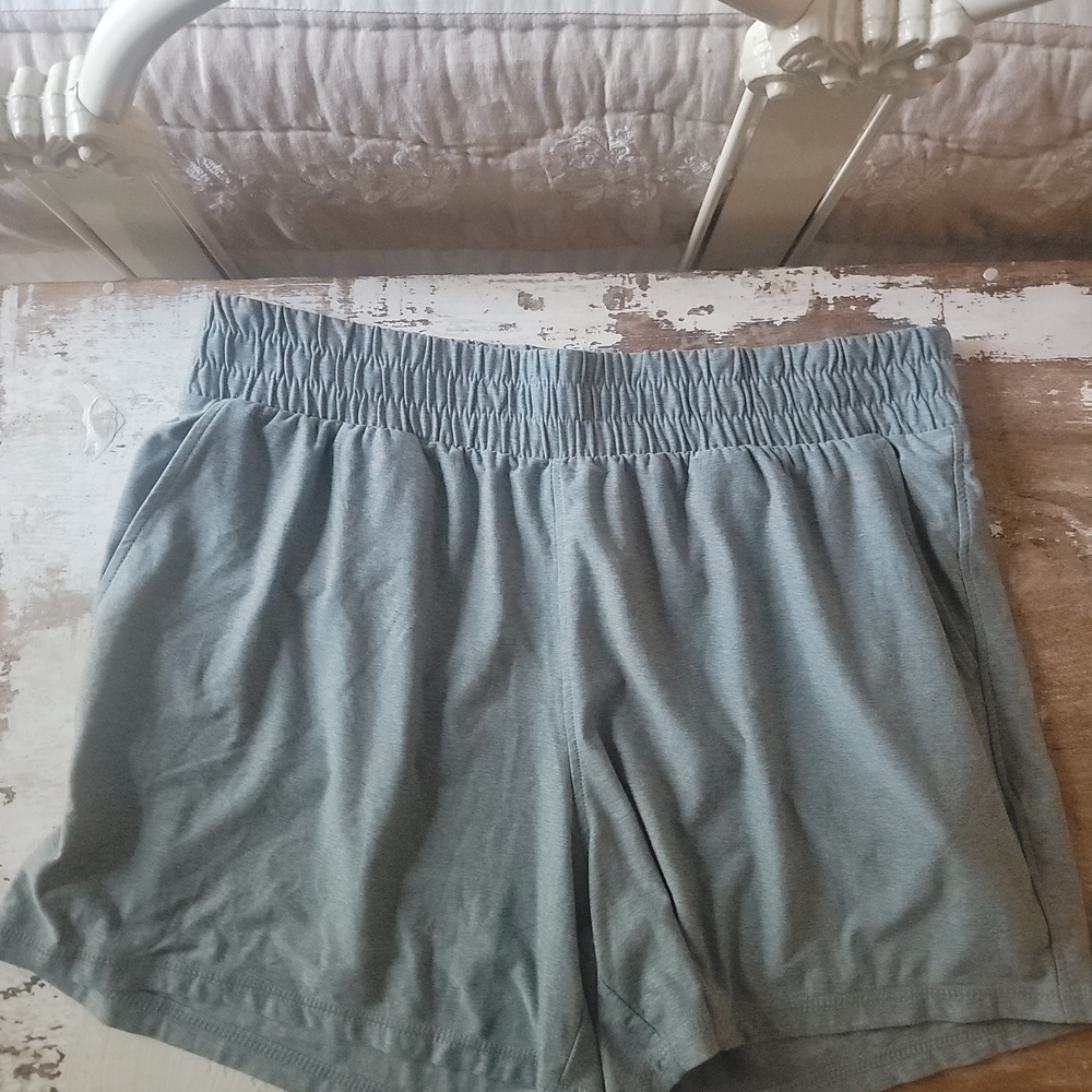 Athletic Works Women's Light Green Athletic Shorts